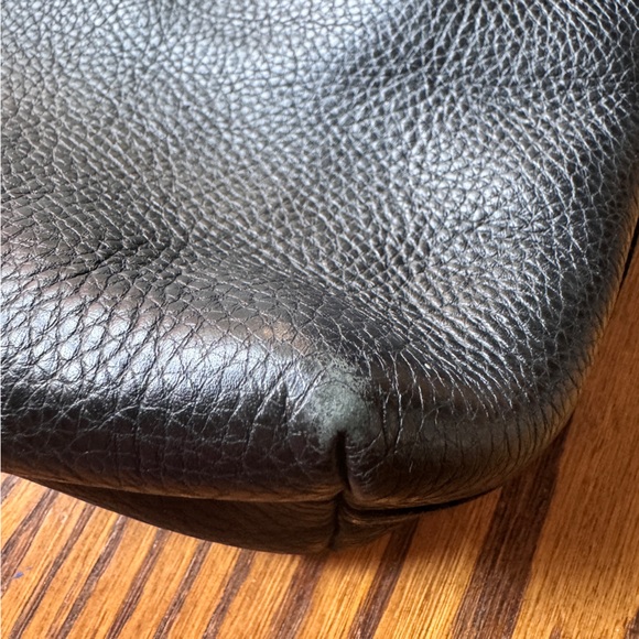 MADEWELL Leather Zip-Top Transport Crossbody Bag True Black - Picture 12 of 15